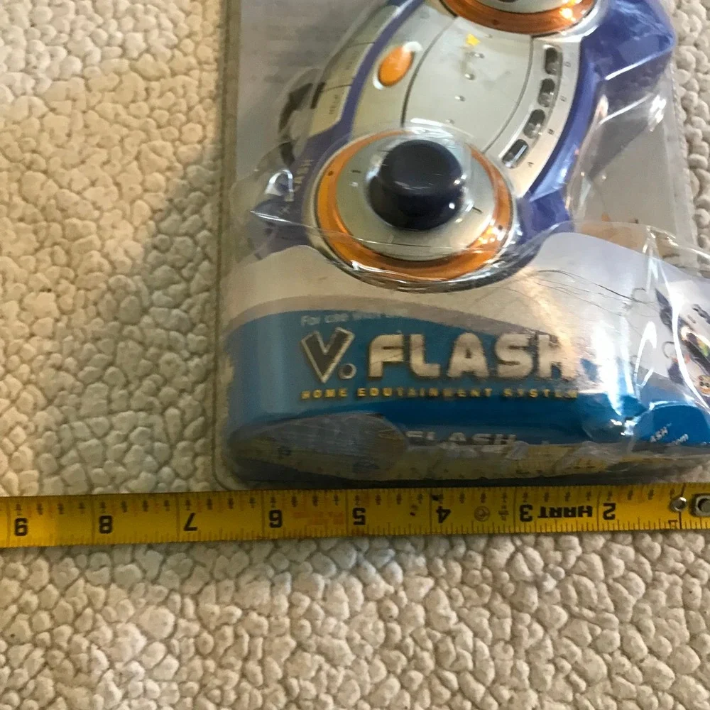VTech V.Flash Controller Blue Orange Wired Gamepad Joystick 80-091400 NEW